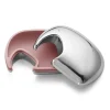 Georg Jensen Laatikot & Rasiat^Elephant rasia 7 x 10 cm, Ruostumaton teräs-vaaleanpunainen