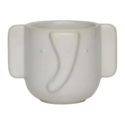 OYOY Lastenhuoneen Sisustus|Lastenhuoneen Sisustus^Elephant ruukku Ø9,6 cm, Offwhite