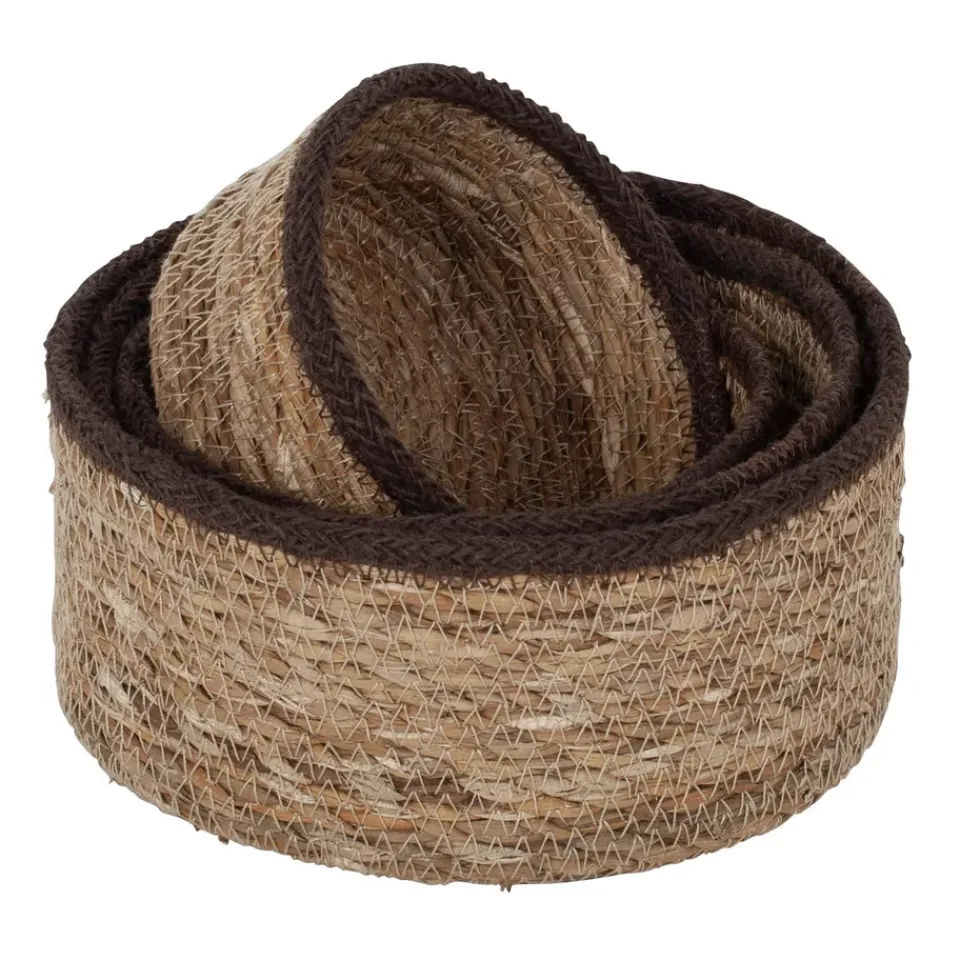 Dixie Säilytyskorit^Emil seagrass kori small 4-pack, Luonnonvärinen-ruskea