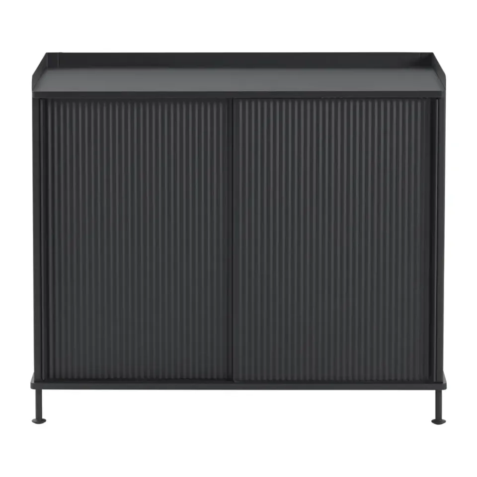 Muuto Senkit & Sivupöydät^Enfold Sideboard 100x45x85 cm, Black-anthracite black