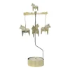 Pluto Design Joulukoristeet^Enkelikello taalainmaanhevonen suuri 25 cm, Kulta