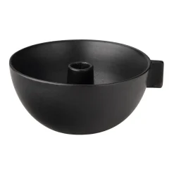 ERNST Kynttilänjalat & Kyntteliköt^kynttiläkulho, Ø 17 cm, Musta