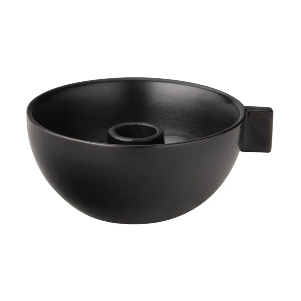 ERNST Kynttilänjalat & Kyntteliköt^kynttiläkulho, Ø 12 cm, Musta