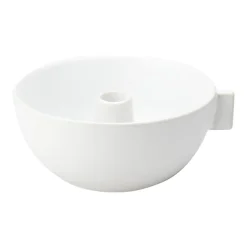 ERNST Kynttilänjalat & Kyntteliköt^kynttiläkulho, Ø 17 cm, Valkoinen