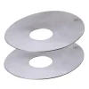 ERNST Lisätarvikkeet Kynttilänjaloille Ja Kynttilälyhdyille^kynttilämansetti Ø8,3 cm 2-pack, Harjattu metalli