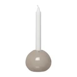ERNST Kynttilänjalat & Kyntteliköt^kynttilänjalka lasi Ø11 cm, Beige