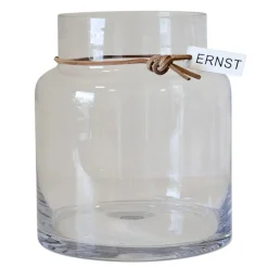 ERNST Maljakot^lasimaljakko K18 cm Ø 12,5 cm, kirkas