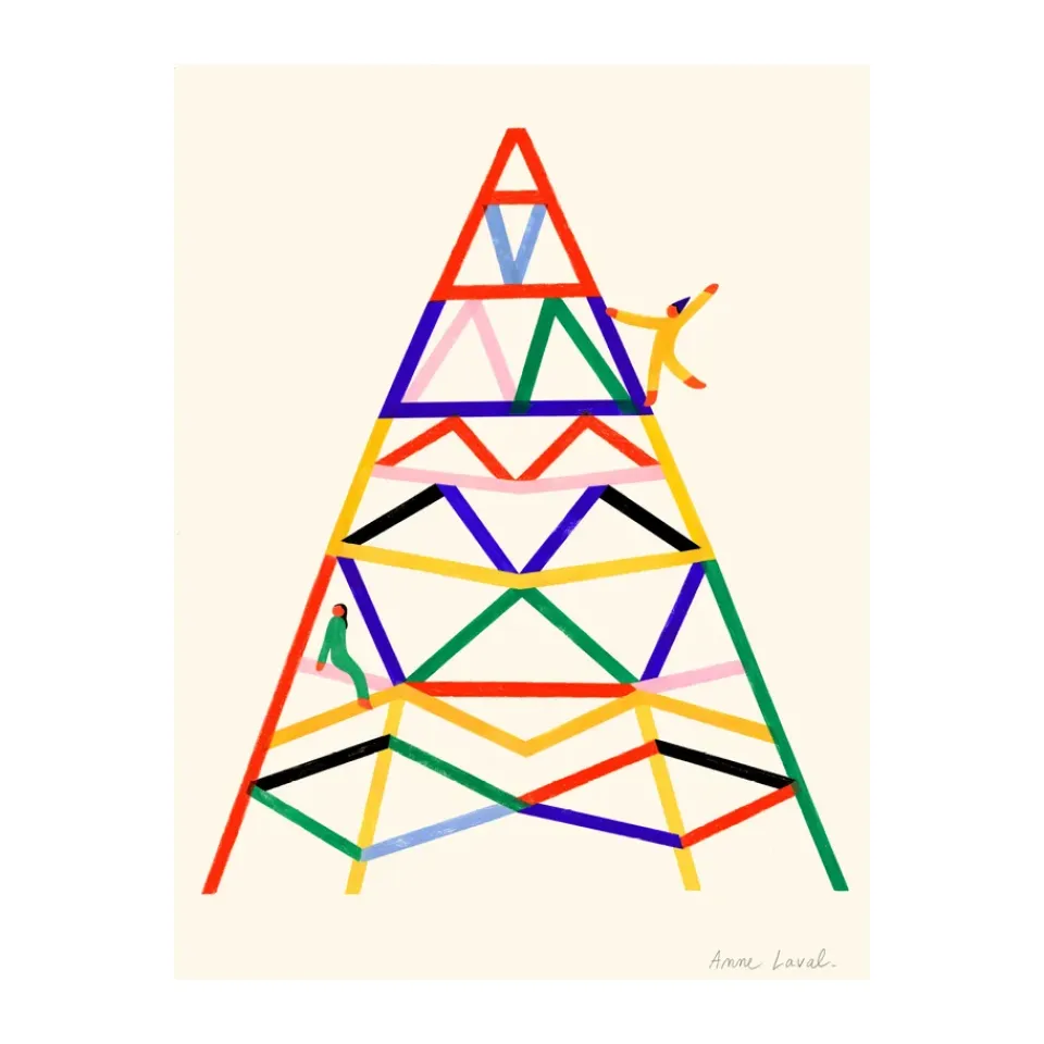 Paper Collective Julisteet^Escalader juliste, 50x70 cm