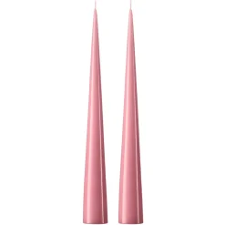 Ester & erik Kynttilät^-kartiokynttilä 37 cm, 2-pakkaus lakattu, Old rose 39-0