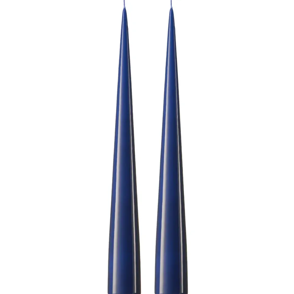 Ester & erik Kynttilät^-kartiokynttilä 37 cm, 2-pakkaus lakattu, Royal navy 28-0