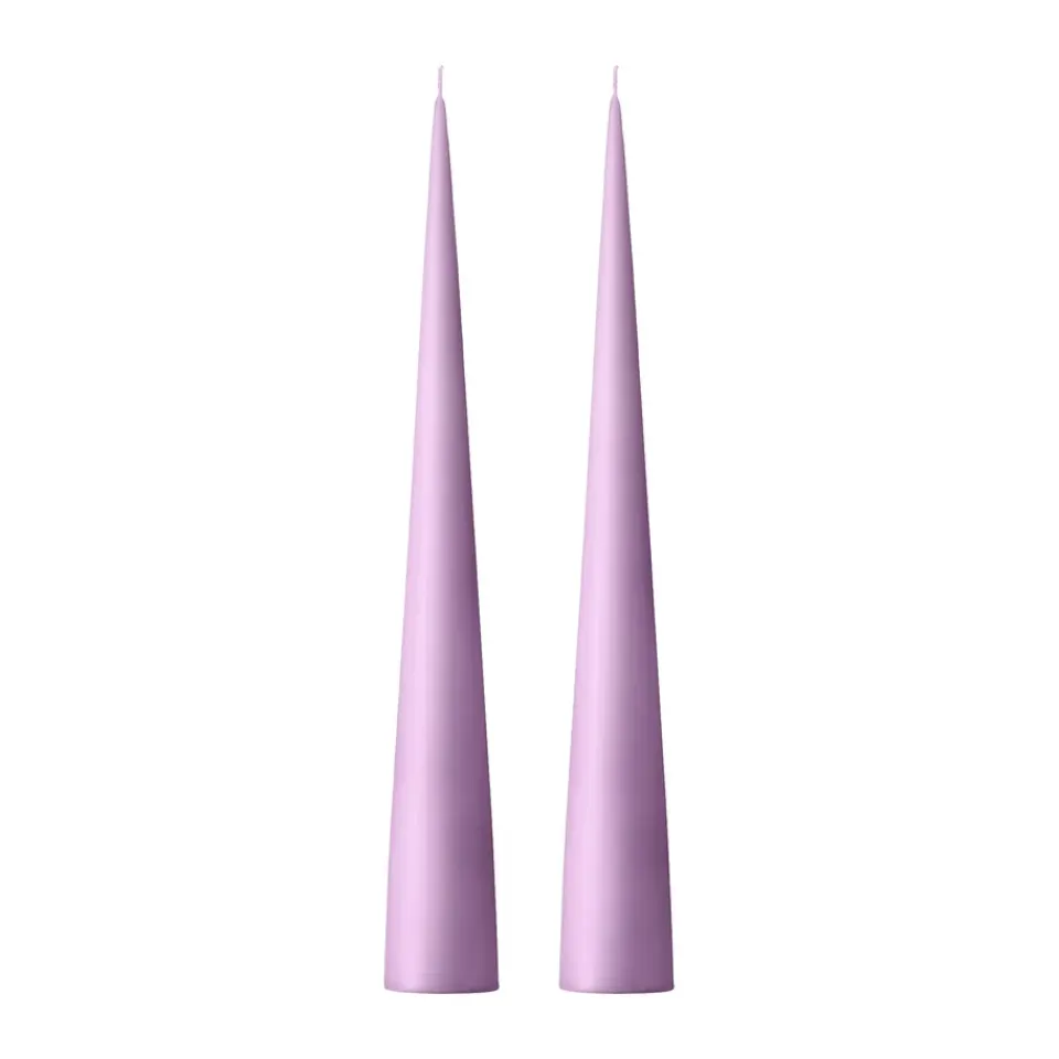 Ester & erik Kynttilät^-kartiokynttilä 37 cm, 2-pakkaus matta, Crocus delight 07