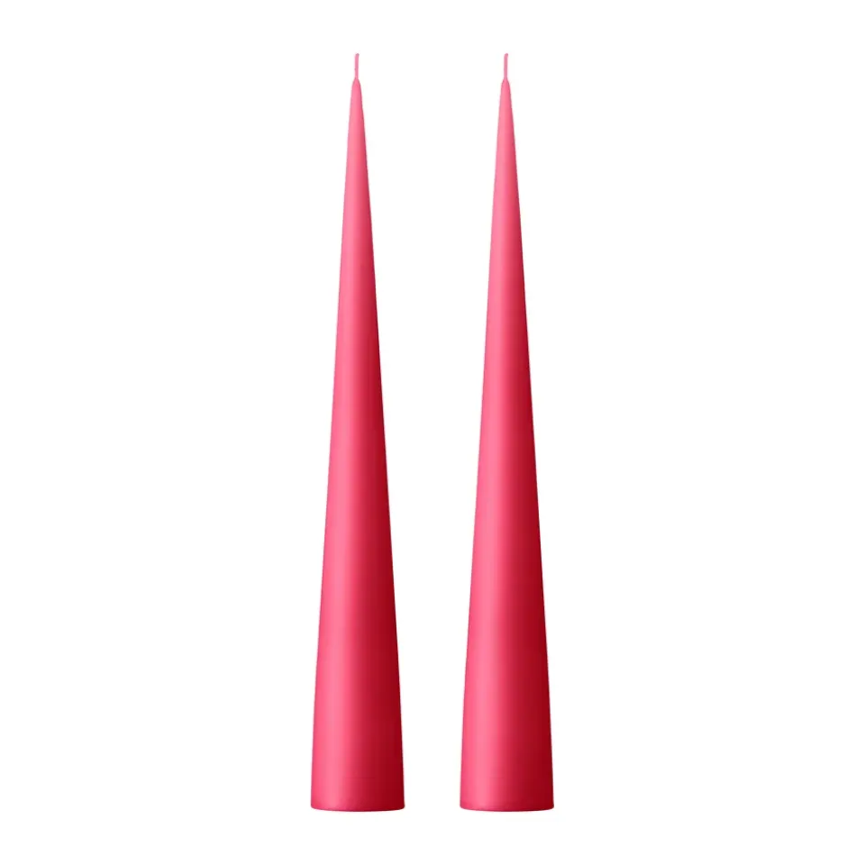 Ester & erik Kynttilät^-kartiokynttilä 37 cm, 2-pakkaus matta, Deep pink 41/2