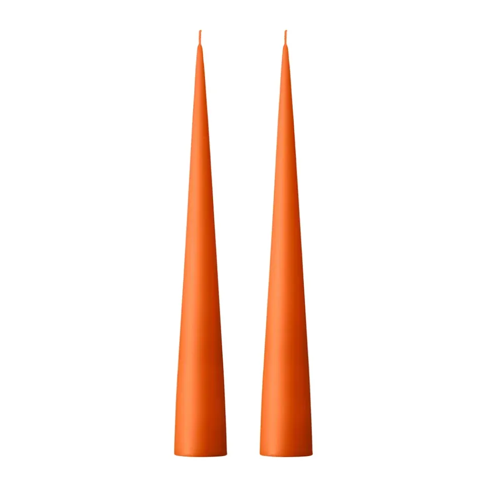 Ester & erik Kynttilät^-kartiokynttilä 37 cm, 2-pakkaus matta, Mild orange 16