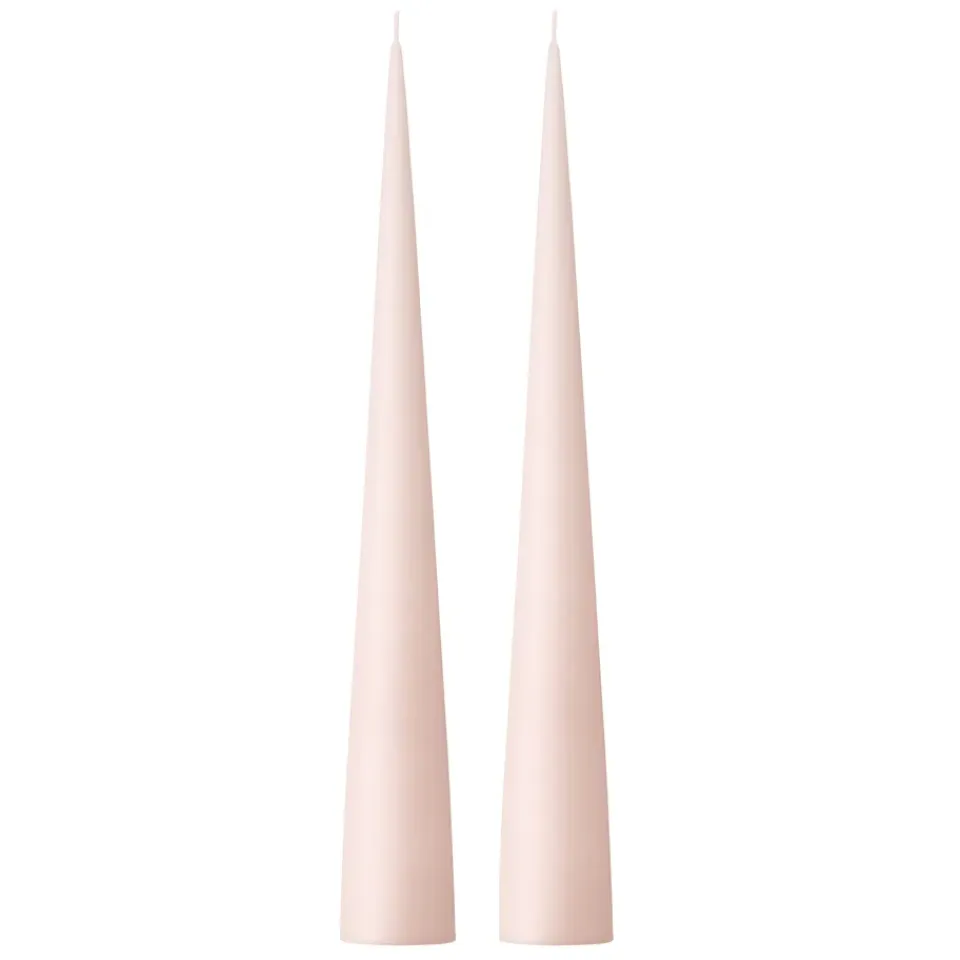 Ester & erik Kynttilät^-kartiokynttilä 37 cm, 2-pakkaus matta, Rosewater 51