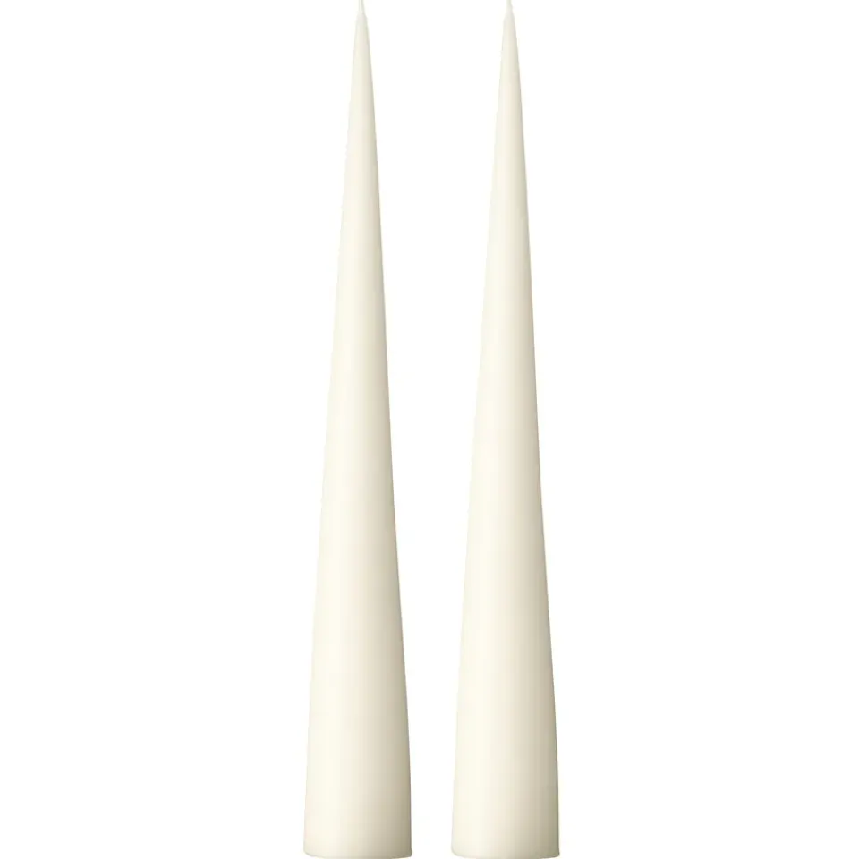 Ester & erik Kynttilät^-kartiokynttilä 37 cm, 2-pakkaus matta, Ivory 06