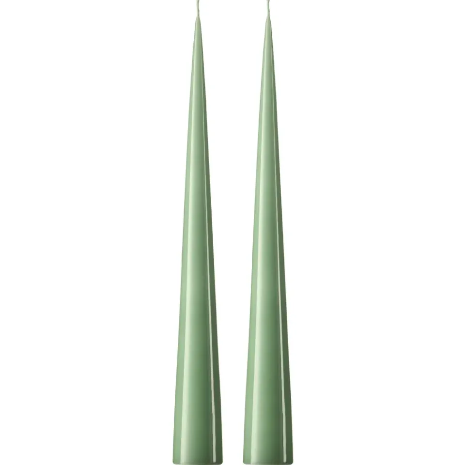 Ester & erik Kynttilät^-kartiokynttilä 37 cm, 2-pakkaus lakattu, Eucalyptus 66-0