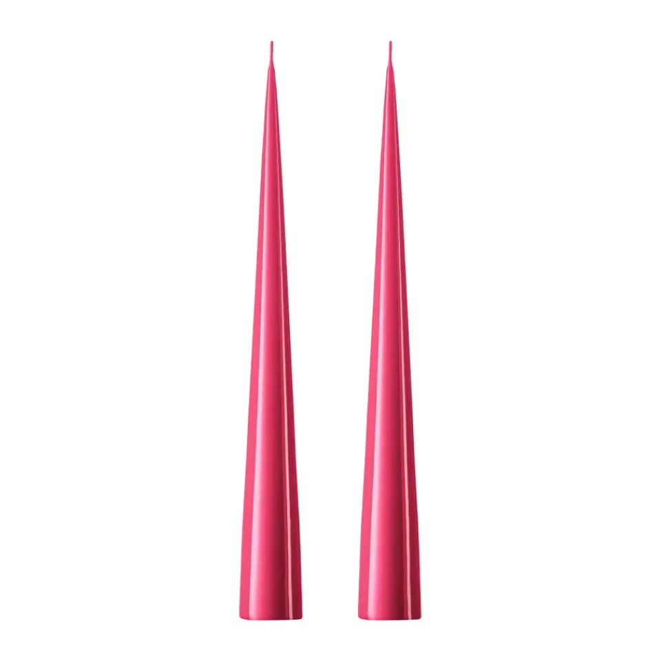 Ester & erik Kynttilät^-kartiokynttilä 37 cm, 2-pakkaus lakattu, Deep pink 41/2