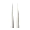 Ester & erik Kynttilät^-kartiokynttilä 37 cm, 2-pakkaus matta, White ash 21