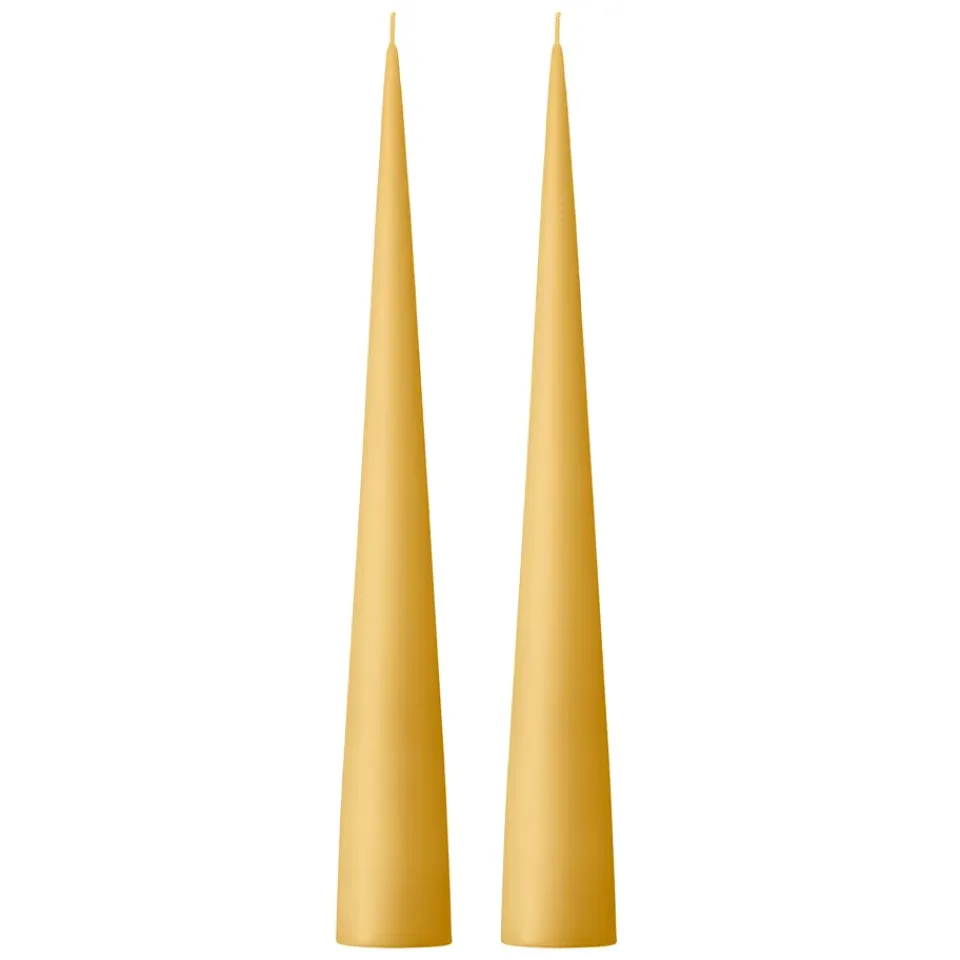 Ester & erik Kynttilät^-kartiokynttilä 37 cm, 2-pakkaus matta, Beige 14/2