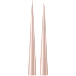 Ester & erik Kynttilät^-kartiokynttilä 37 cm, 2-pakkaus lakattu, Rosewater 51-0