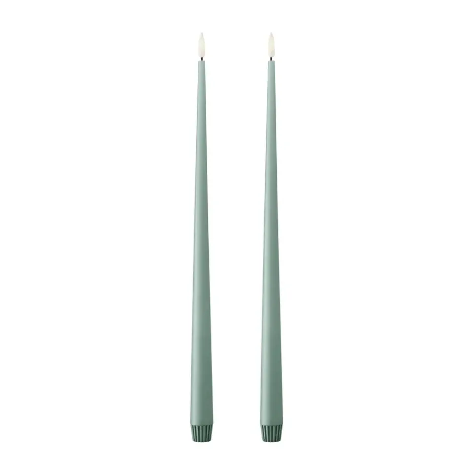 Ester & erik Led-Kynttilät^kruunukynttilä LED 2 kpl, 67 Jade stone, 40 cm