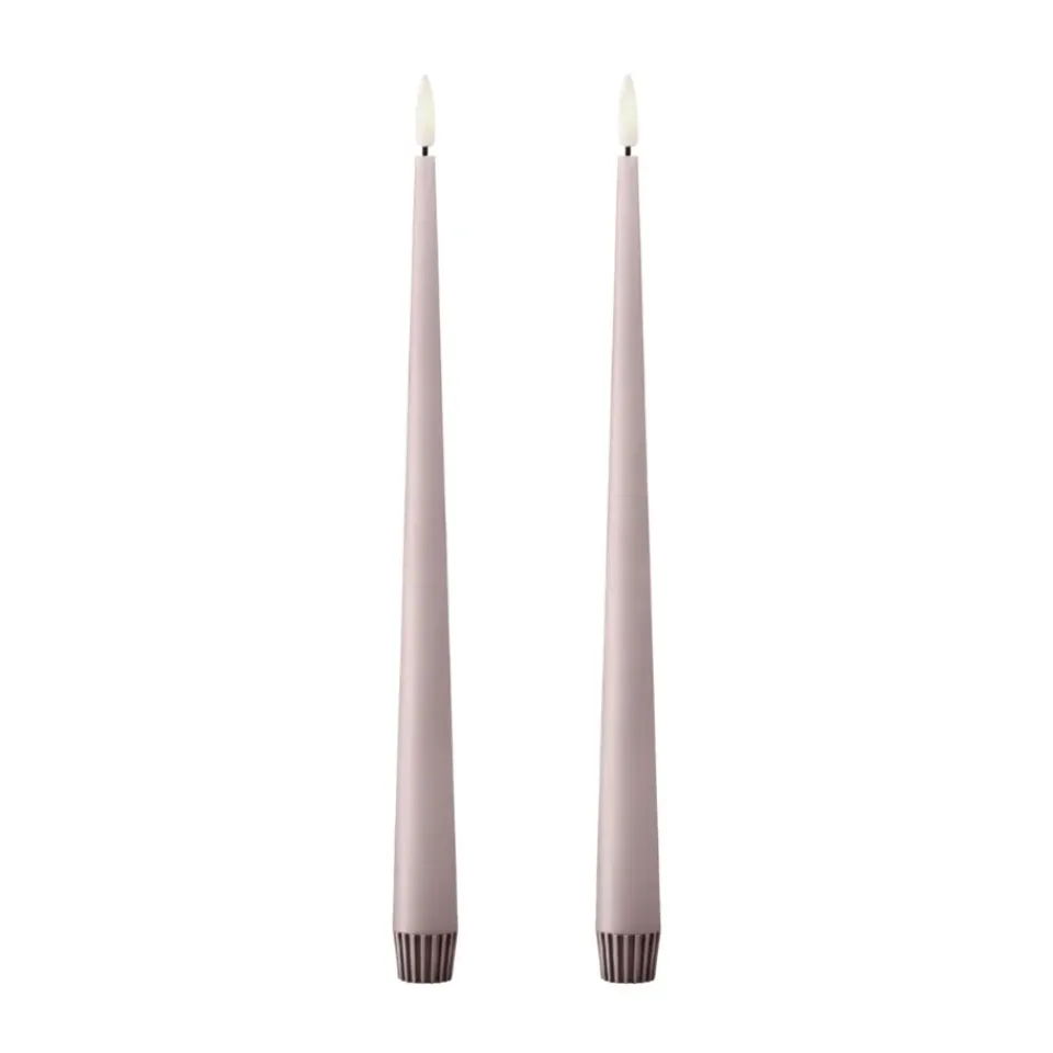Ester & erik Led-Kynttilät^kruunukynttilä LED 2 kpl, 52 Soft Rose , 30 cm
