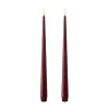Ester & erik Led-Kynttilät^kruunukynttilä LED 2 kpl, 44/2 Deep Wine , 30 cm