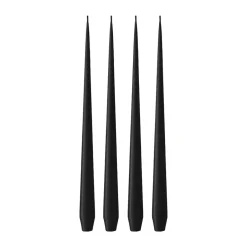 Ester & erik Kynttilät^-kynttilä, 4-pakkaus matta, Velvet matt black 95, 32 cm
