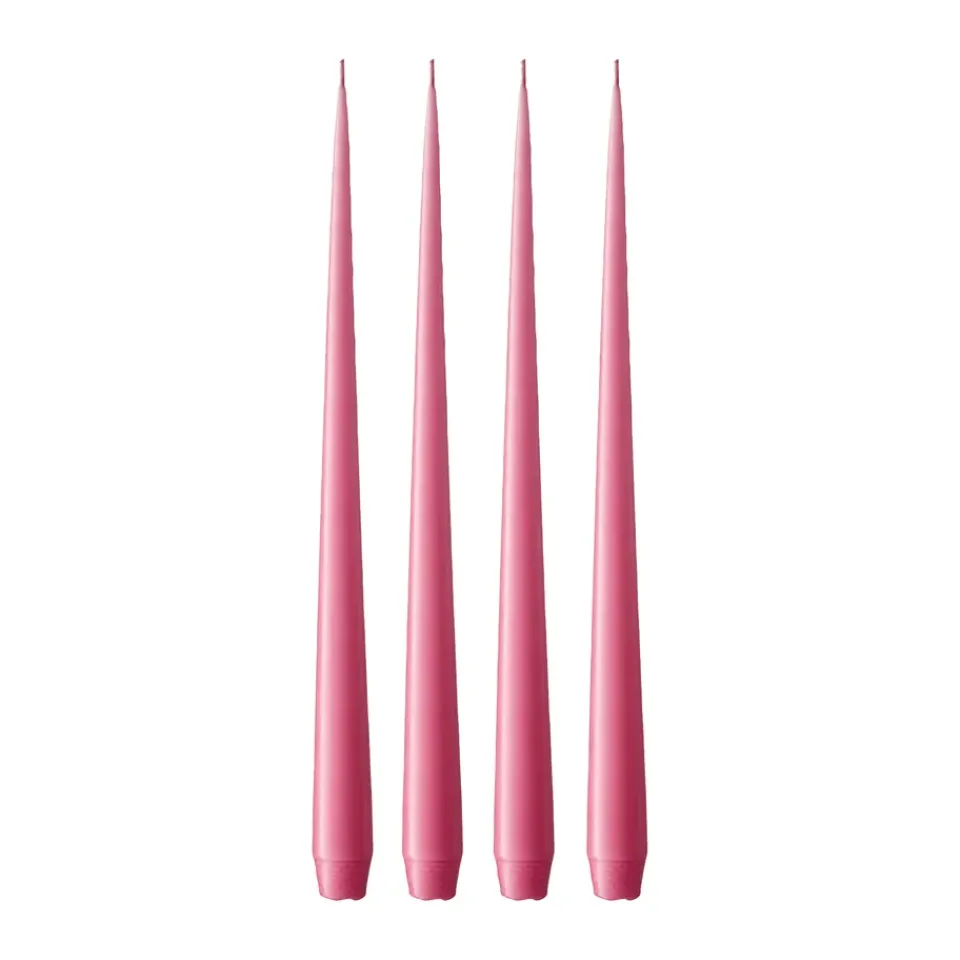 Ester & erik Kynttilät^-kynttilä, 4-pakkaus matta, Clear pink 41, 42 cm