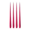 Ester & erik Kynttilät^-kynttilä, 4-pakkaus lakattu, Deep pink 41/2, 32 cm