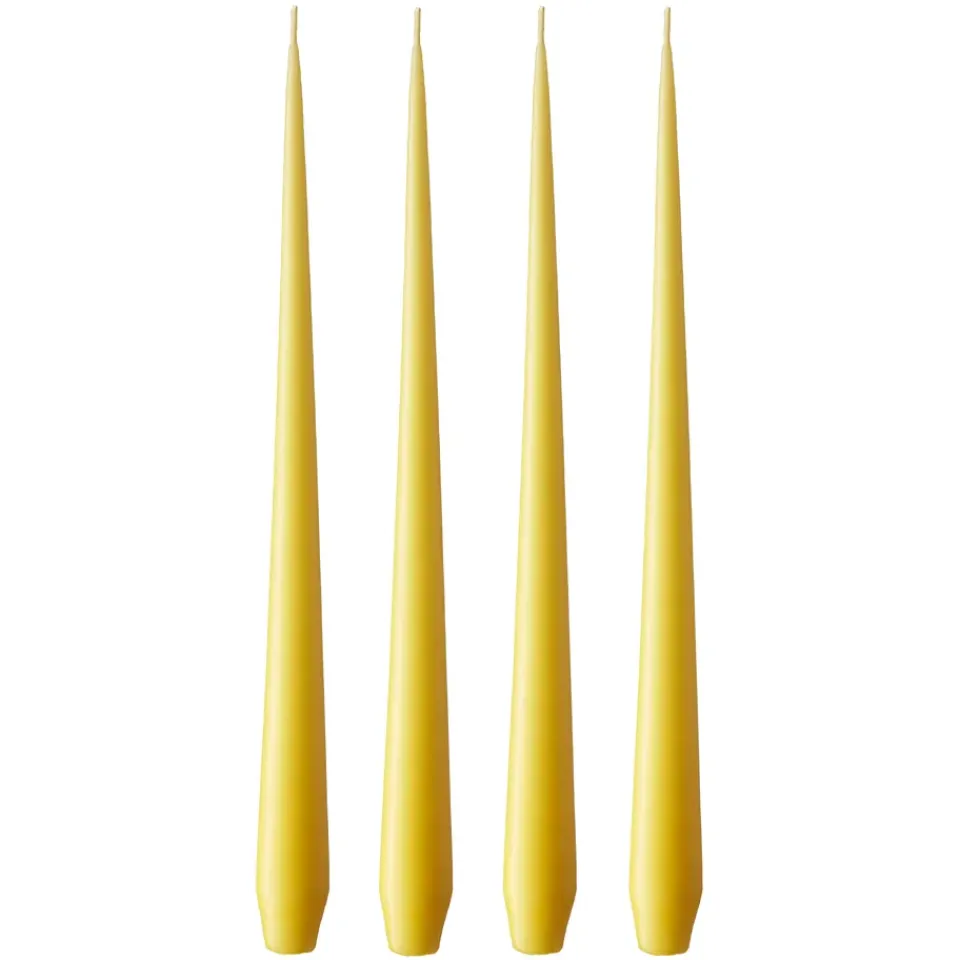 Ester & erik Kynttilät^-kynttilä, 4-pakkaus matta, Lemon drop 15, 32 cm