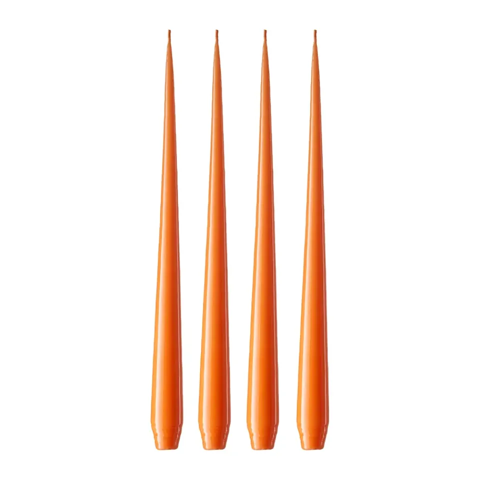 Ester & erik Kynttilät^-kynttilä, 4-pakkaus lakattu, Mild orange 16, 32 cm