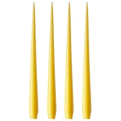 Ester & erik Kynttilät^-kynttilä, 4-pakkaus lakattu, Lemon drop 15-0, 42 cm