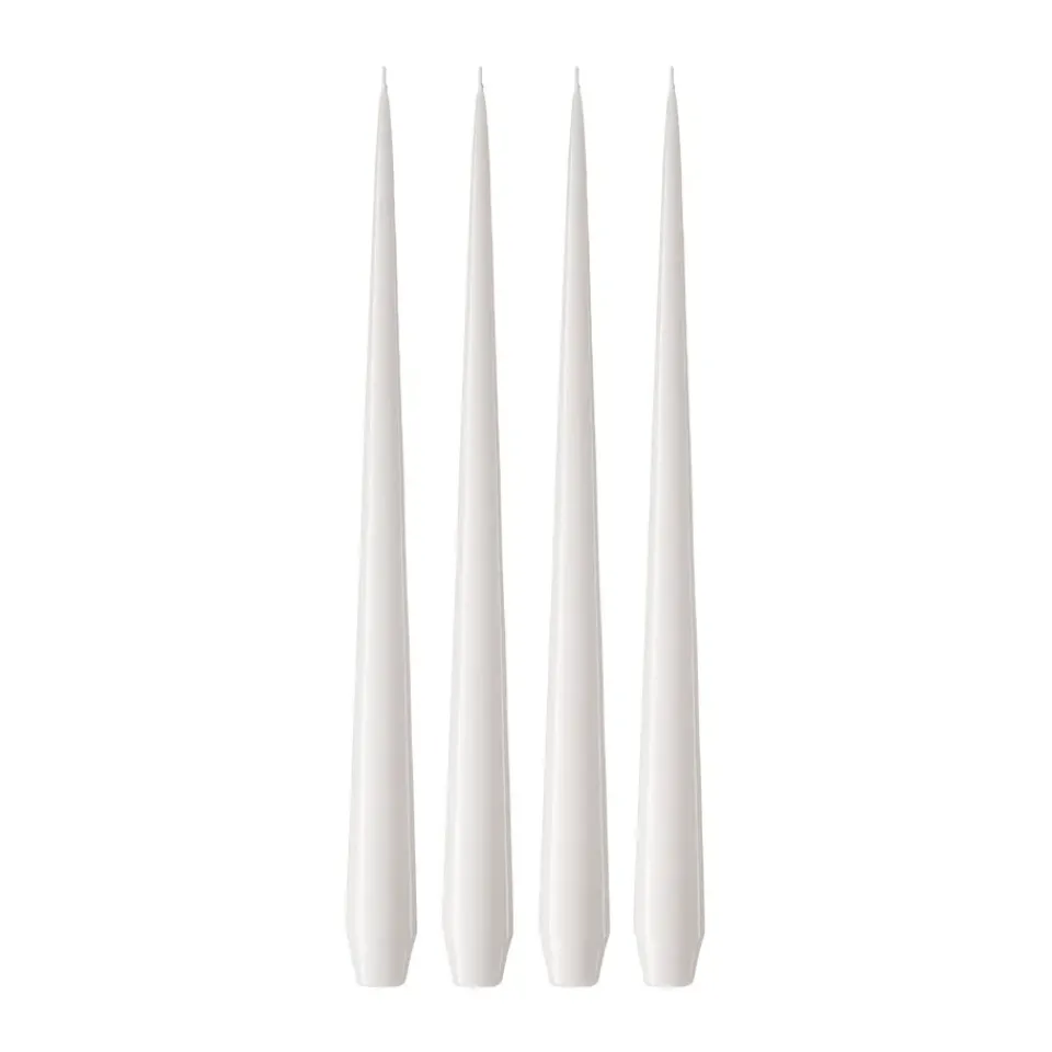 Ester & erik Kynttilät^-kynttilä, 4-pakkaus lakattu, White ash 21, 42 cm