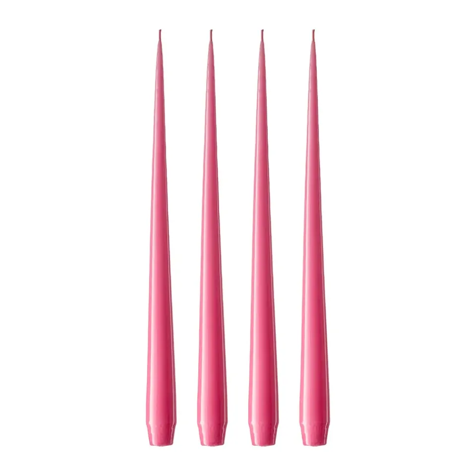 Ester & erik Kynttilät^-kynttilä, 4-pakkaus lakattu, Clear pink 41, 42 cm