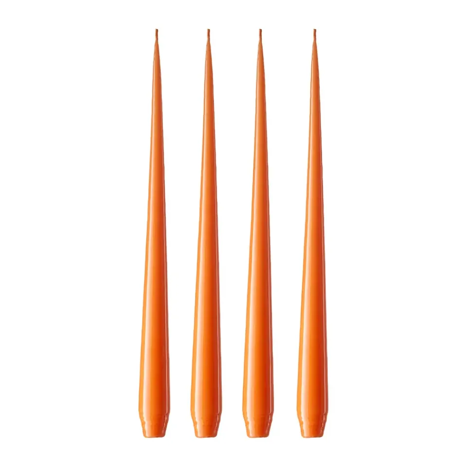 Ester & erik Kynttilät^-kynttilä, 4-pakkaus lakattu, Mild orange 16, 42 cm