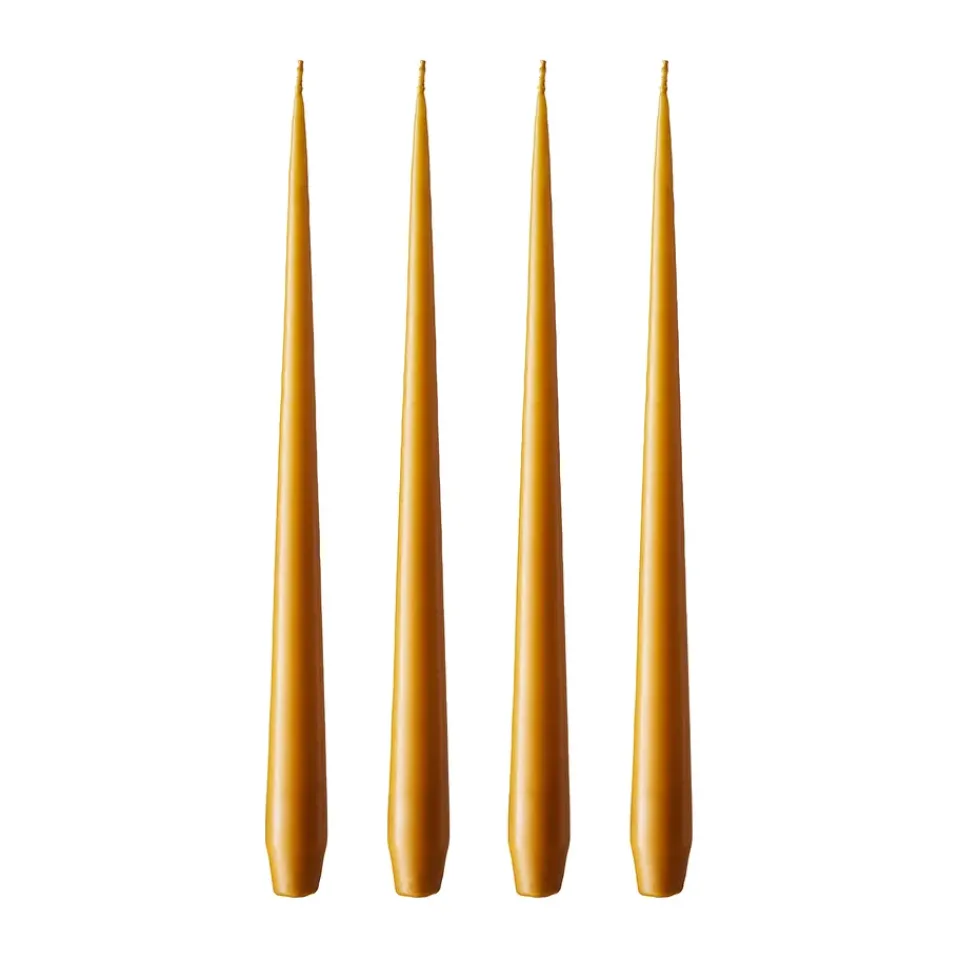 Ester & erik Kynttilät^-kynttilä, 4-pakkaus matta, mörk saffran, 32 cm