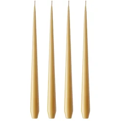Ester & erik Kynttilät^-kynttilä, 4-pakkaus lakattu, beige 14/2-0, 42 cm