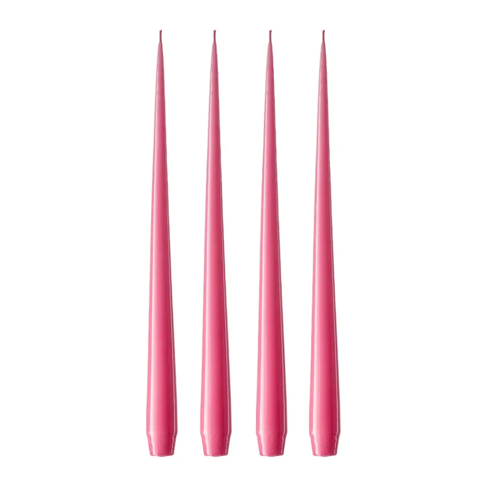 Ester & erik Kynttilät^-kynttilä, 4-pakkaus lakattu, Clear pink 41, 32 cm