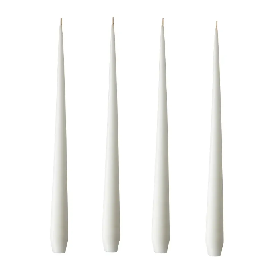 Ester & erik Kynttilät^-kynttilä, 4-pakkaus matta, pure white, 32 cm