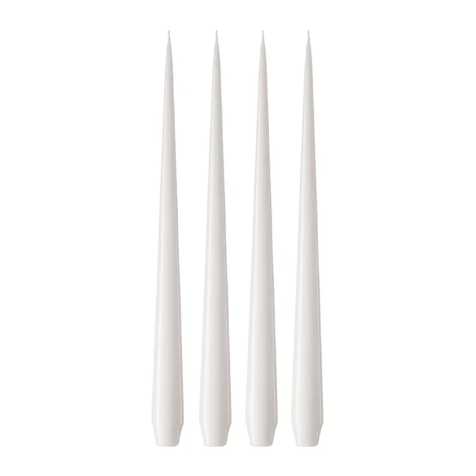 Ester & erik Kynttilät^-kynttilä, 4-pakkaus lakattu, White ash 21, 32 cm