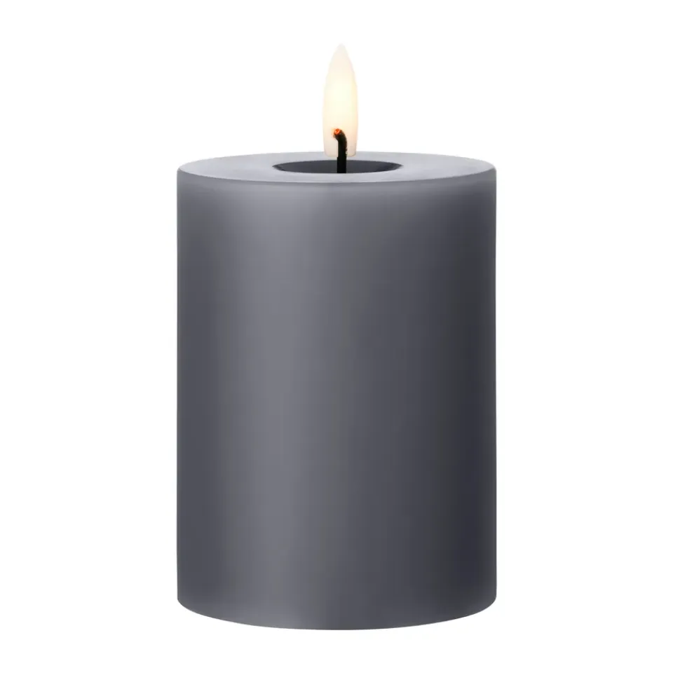 Ester & erik Led-Kynttilät^LED-pöytäkynttilä, 74 Dark Slate, 10 cm