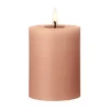 Ester & erik Led-Kynttilät^LED-pöytäkynttilä, 20 Rosy caramel, 10 cm