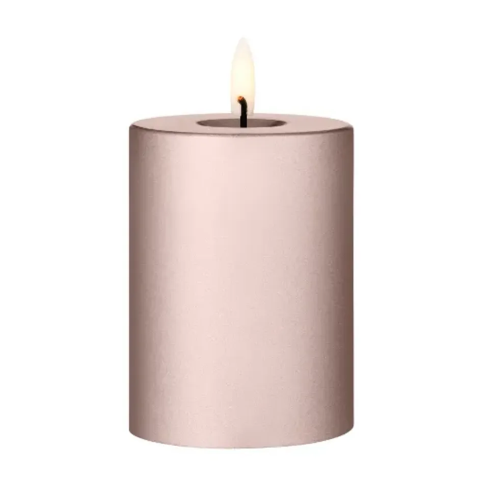 Ester & erik Led-Kynttilät^LED-pöytäkynttilä, 94 Champagne Metallic, 10 cm