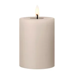 Ester & erik Led-Kynttilät^LED-pöytäkynttilä, 22 Linen Grey, 10 cm