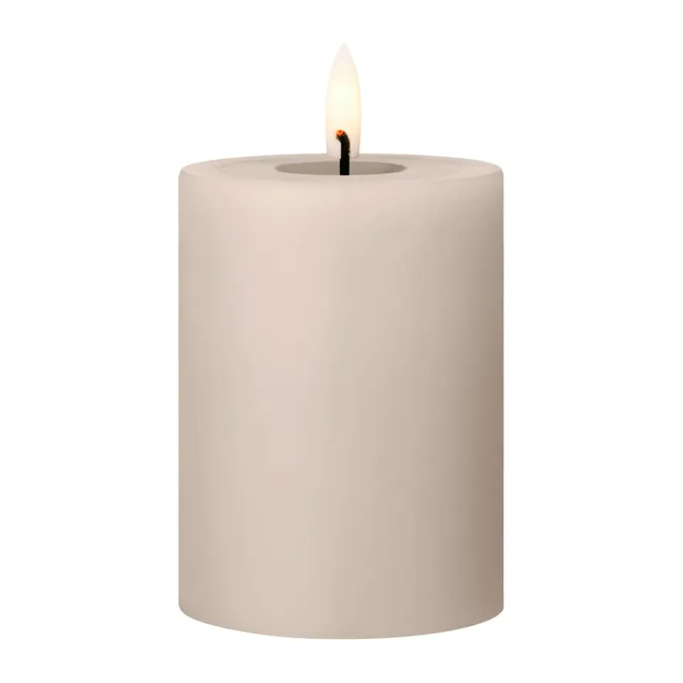 Ester & erik Led-Kynttilät^LED-pöytäkynttilä, 22 Linen Grey, 10 cm