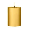 Ester & erik Led-Kynttilät^LED-pöytäkynttilä, 90 Gold Metallic, 10 cm