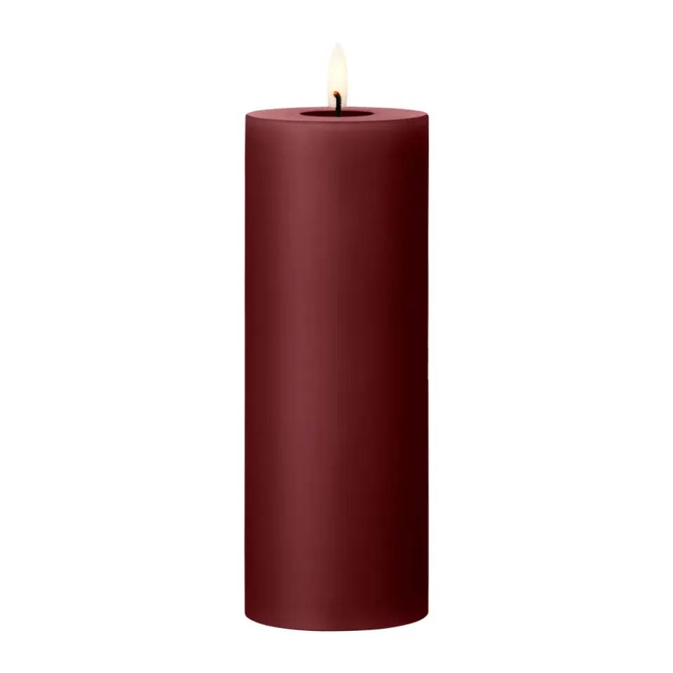 Ester & erik Led-Kynttilät^LED-pöytäkynttilä, 44/2 Deep Wine, 20 cm