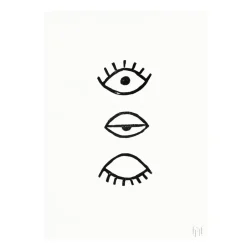 Fine Little Day Julisteet^Eye Eye juliste, 50x70 cm