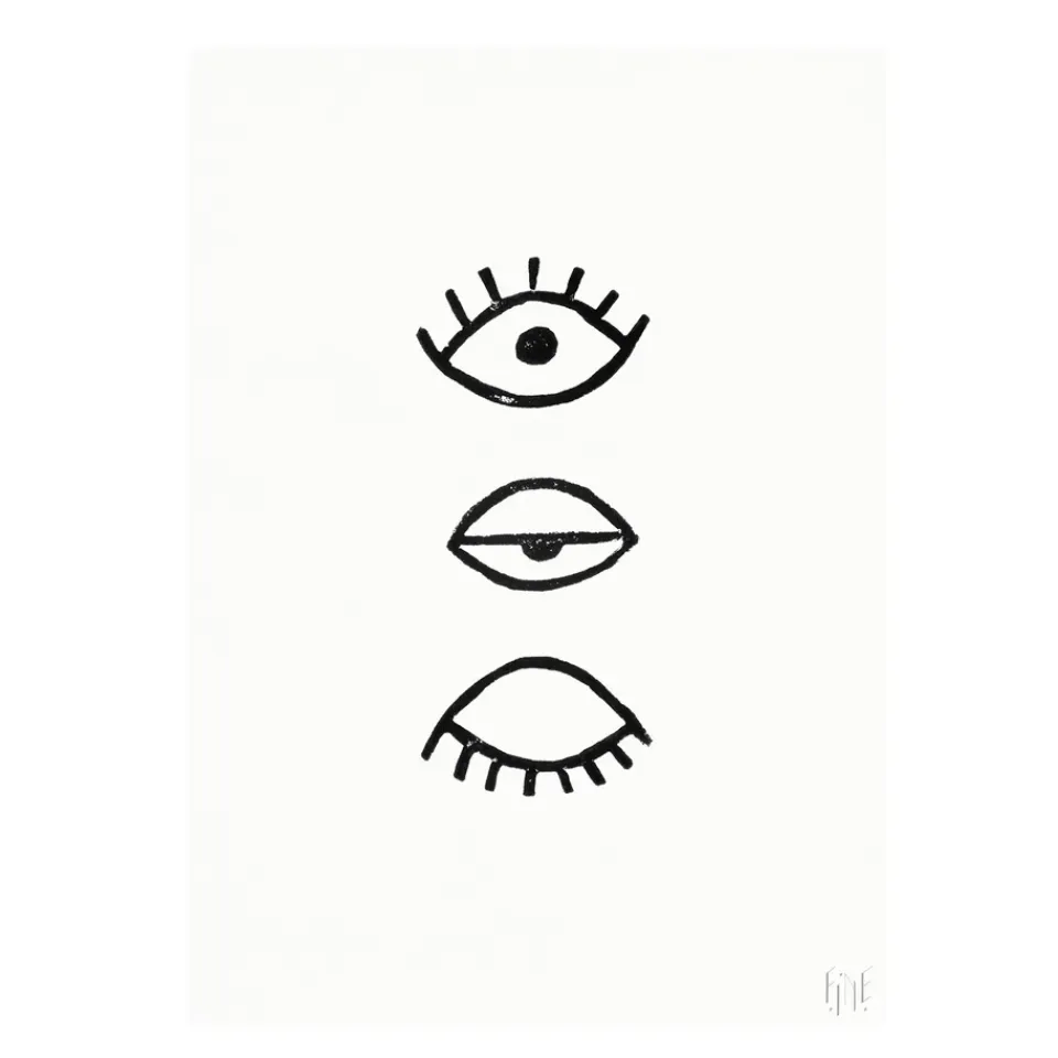 Fine Little Day Julisteet^Eye Eye juliste, 50x70 cm